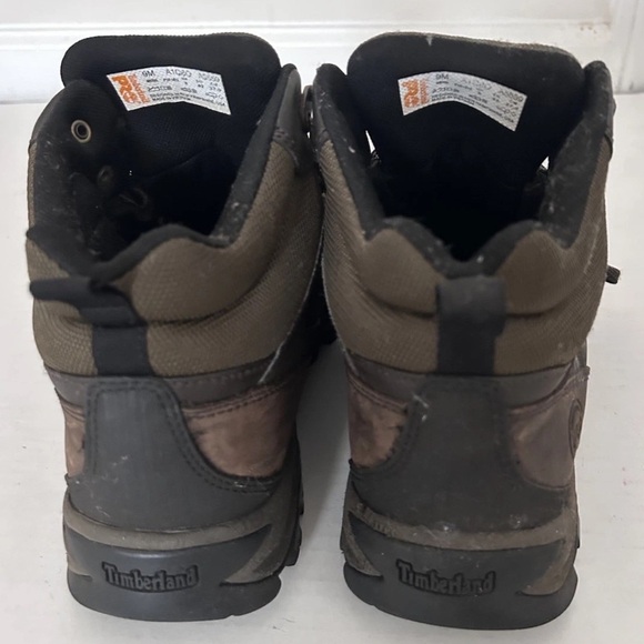 Timberland PRO | Mens Size 9 Keele Ridge Steel Toe Waterproof Work Boots Brown main image 9